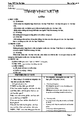 Giáo án Ngữ văn 10 - Trường THPT Trần Đại Nghĩa